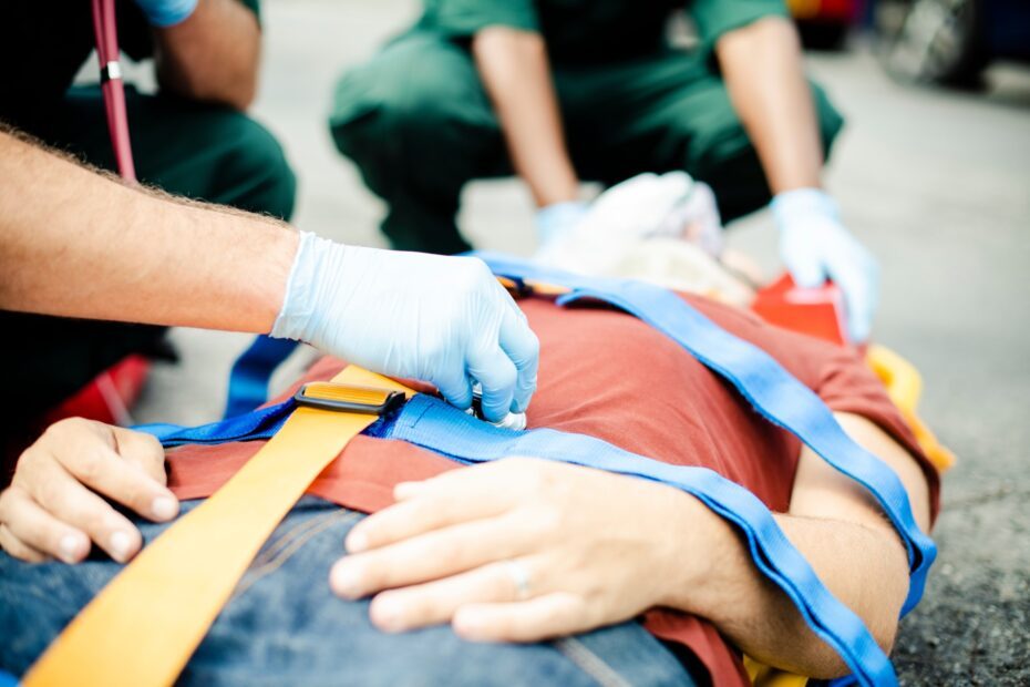 person on stretcher - music festival drug and alcohol use concept